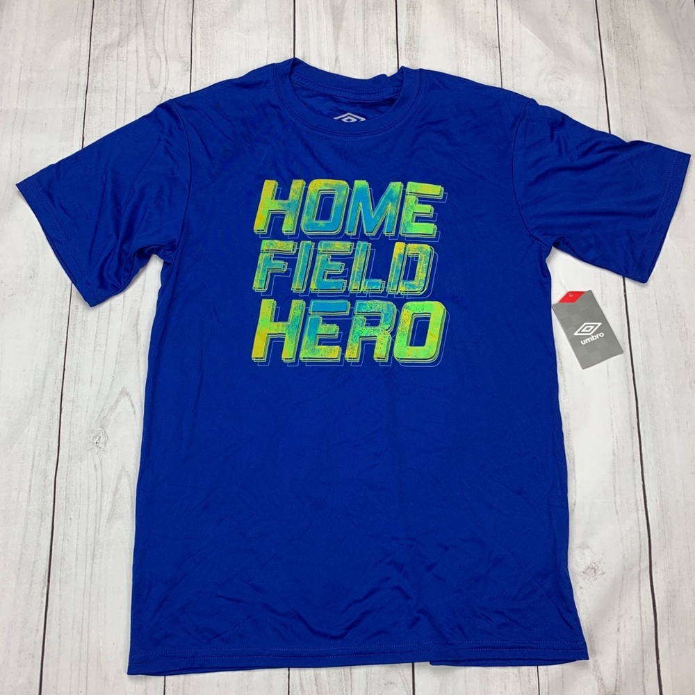 NWT Umbro Home Field Hero Tee Boys Large